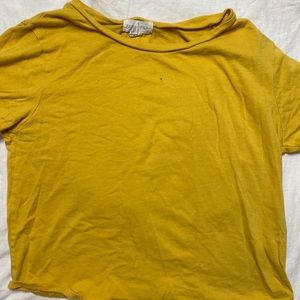 Mustard yellow shirt